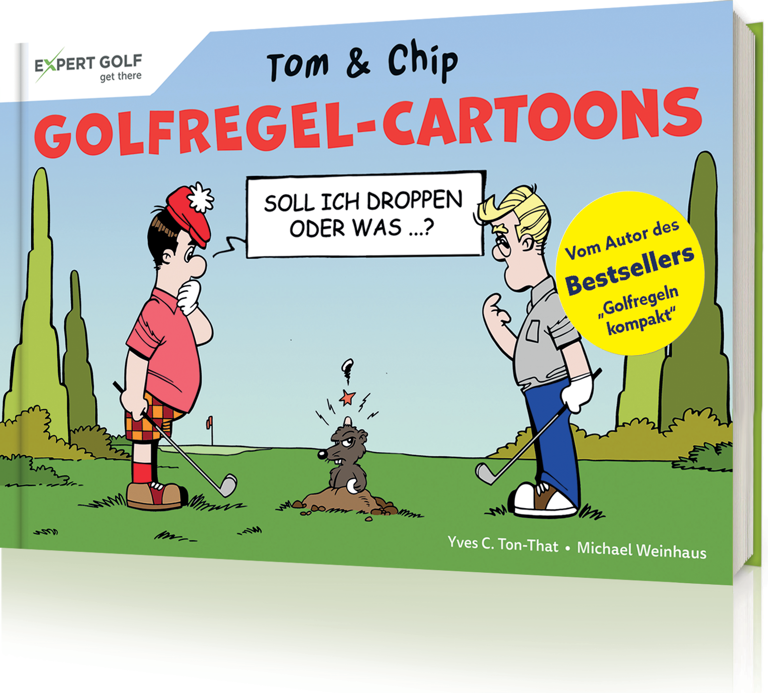 Golfregel-Cartoons mit Tom & Chip